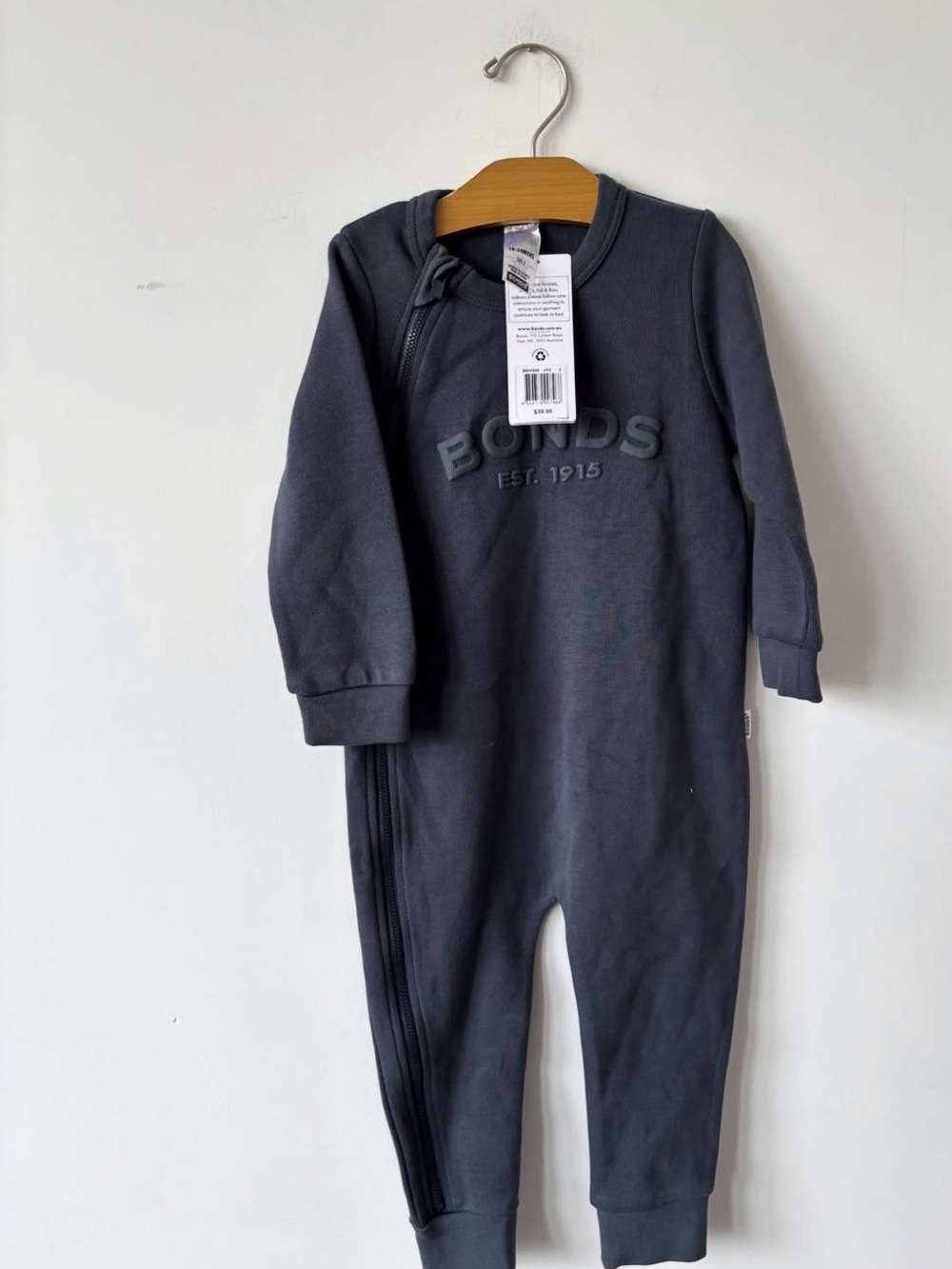 Bonds Charcoal One-Piece tech suit